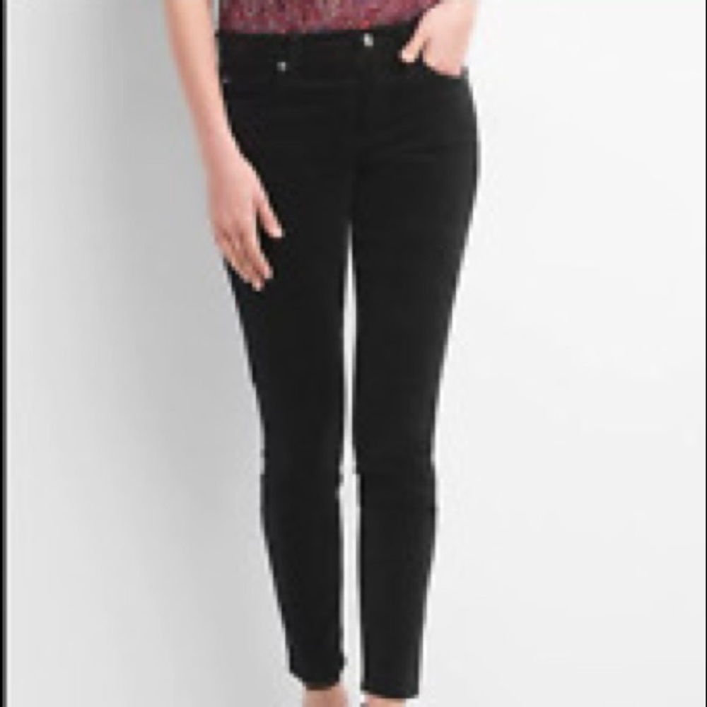 Gap Black Corduroys